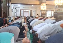 Wali Kota Jakpus Laksanakan Salat Idulfitri di Masjid Al-Fauz