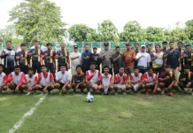 Belasan Tim Mengikuti Turnamen Sepak Bola Karang Taruna