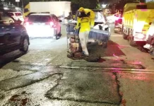 Perbaikan Jalan Daan Mogot Rampung, Enam Titik Berlubang Ditambal