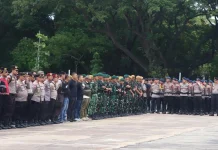 Ribuan Polisi Amankan Pasar Murah di Monas