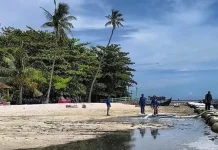 Sudin SDA Kepulauan Seribu Restorasi Pantai Tanggulangi Abrasi
