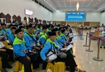 Musim Haji 2026 Dimulai, Ratusan Jemaah Masuk Asrama Haji Pondok Gede