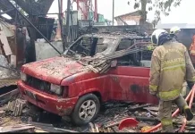 Bengkel di Cengkareng Ludes Terbakar, Diduga Akibat Pembakaran Sampah
