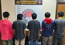Polisi Gerebek Peredaran Sabu di Tanah Abang, Lima Pelaku Diamankan