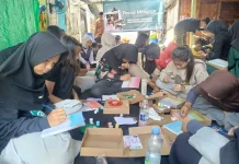 Relawan Nusantara Gelar Art Healing untuk Anak-Anak Cilincing