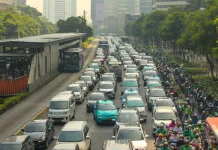 Lalu Lintas Jakarta Pagi Ini Didominasi Kepadatan