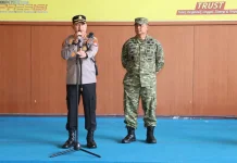 Polri-TNI Patroli Gabungan Antisipasi Nobar Persija vs Persib di Jakarta Pusat