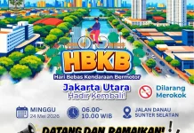 HBKB Jakarta Utara Kembali Digelar, Warga Padati Jalan Danau Sunter Selatan