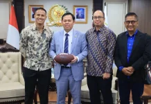 AAFI Temui Ketua DPD RI, Dorong Pengembangan Flag Football di Indonesia