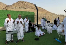 Jamaah Haji Marco Tour Travel Jalani Puncak Haji di Padang Arafah