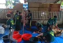 Masjid At-Taqwa Palmerah Distribusikan 1.500 Paket Daging Kurban