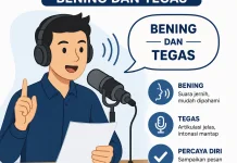 Vokal Broadcast Bening dan Tegas