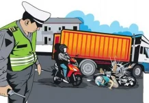 Pemotor Meninggal Terlindas Truk di Daan Mogot Cengkareng