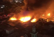 Kebakaran Rumah di Kemayoran, 100 Personel Damkar Masih Berjibaku Padamkan Api