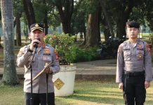 Polres Jakpus Kerahkan 25 Personel Amankan Nobar di Lapangan Banteng