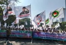 Ribuan Orang Gelar Aksi Damai, Dukung Program Kerakyatan Prabowo