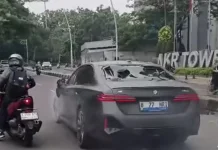 Insiden Tabrak Lari BMW dan Ojol di Kembangan Diselesaikan Secara Kekeluargaan