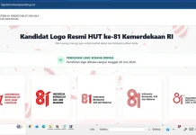 Cara Vote Polling Logo HUT ke-81 RI