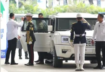 Kapolres Jakpus Dampingi Kapolda Amankan Kunjungan Presiden RI