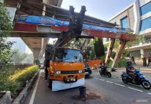 JPO Kapten Tendean Dibongkar, Dishub DKI Berlakukan Rekayasa Lalu Lintas