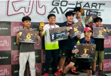 Pegokart Fatan Alfa Raid Naik Podium Juara 3 Balap Gokart SWS Junior Cup