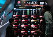 IHSG Masuk Zona Merah, Turun 24,47 Poin pada Penutupan Sesi I.