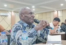 Ketua Dewan Adat Wanam Dorong Perdasus Perlindungan Masyarakat Adat
