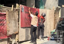 Sudin CKTRP Jakarta Pusat Segel Ulang Bangunan Enam Lantai di Gambir