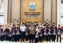 Wali Kota Jakpus Lepas 34 Kafilah MTQ Piala Gubernur DKI 2026