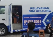 SIM Keliling Jakarta Hari ini Ada di 5 Lokasi