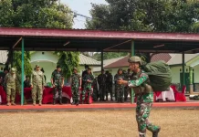 Pangdivif 1 Kostrad Dampingi Pangkogabwilhan I Tinjau Kesiapan Latihan