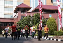 ASN Pemkot Jakpus Jalani Tes Kebugaran dan Skrining Kesehatan