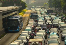Arus Lalu Lintas Jakarta Ramai, Pengendara Diminta Tetap Waspada