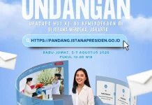 Kemensetneg Buka Pendaftaran Undangan Upacara HUT ke-81 RI di Istana