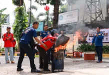 Sudin Gulkarmat Bentuk 30 Relawan Pemadam Kebakaran di Kelurahan Senen