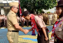 Wali Kota Lepas Kontingen Pramuka Jakpus ke Jambore Nasional dan Malaysia