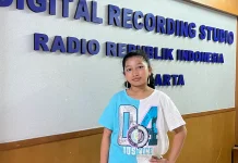 Dari Sekolah ke Studio RRI, Ledi Salena Berbagi Karya dan Inspirasi