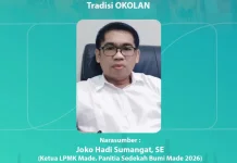 Keseruan Tradisi Okolan Sambut Pesta Sedekah Bumi di Surabaya