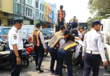 Parkir Sembarangan, Sebanyak 108 Motor Ditertibkan