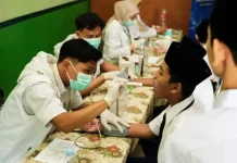 Sebanyak 150 Santri di Jakbar Ikuti Cek Kesehatan Gratis