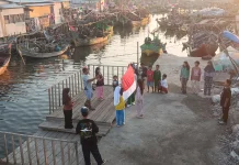 Jelang Hari Merdeka, Jakarta Utara Cerah Berawan