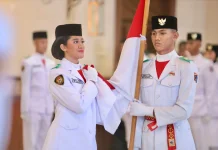 Sebanyak 44 Paskibraka Jakpus Dikukuhkan, Siap Kibarkan Merah Putih