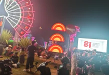 Monas Bergemerlap jelang HUT RI ke-81