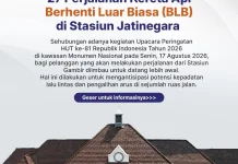 KAI Siapkan Alternatif, 27 KA Gambir Berhenti di Jatinegara