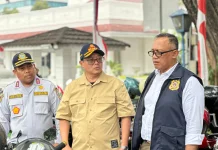 Jaga Kelancaran Perayaan HUT RI, Kadishub dan Kasatpol PP Monitoring Kawasan Monas
