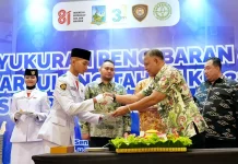 Suban Kesbangpol Jakpus Gelar Syukuran HUT ke-33 Paskibraka