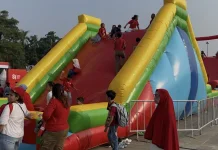 Beragam Wahana Permainan Ramaikan Pesta Rakyat HUT Ke-81 RI di Monas