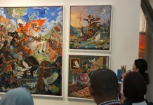 Pamerkan 150 Karya, SBY Art Community Sampaikan Pesan Perdamaian lewat Seni Lukis