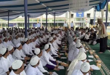 Ratusan Warga Binaan Gelar Maulid Nabi di Lapas Narkotika Jakarta