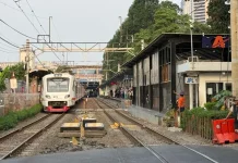 Stasiun KRL Karet Ditutup